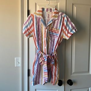 NWT Roller Rabbit Eddie Striped Shirtdress